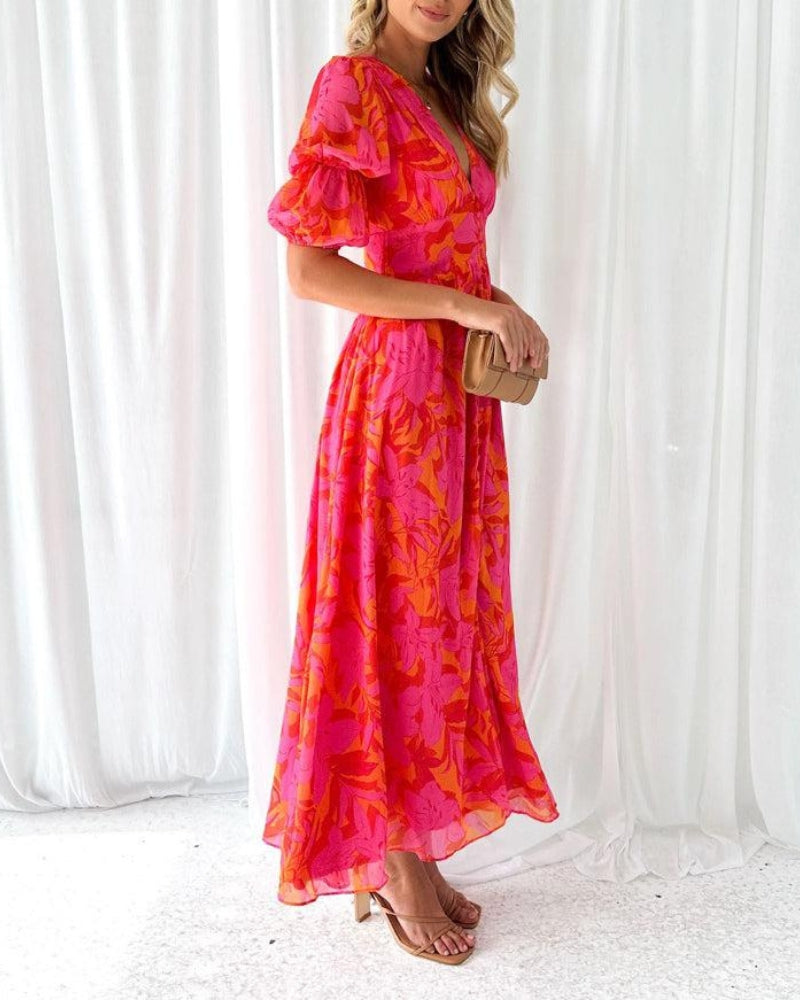 Nayadeth | Vestido largo estampado