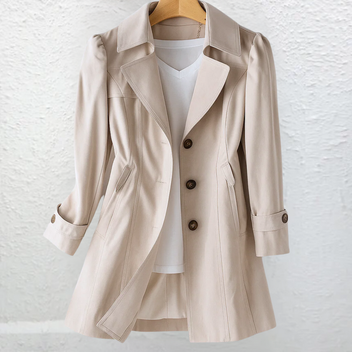 Obdulia | Abrigo cuello trench vintage