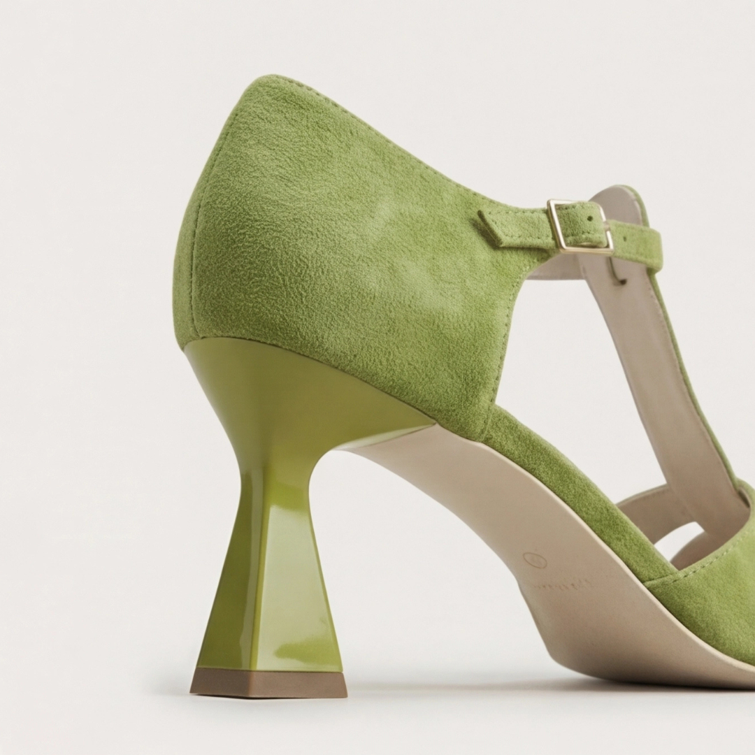 Jackeline | Zapatos de taco con tira y punta cerrada