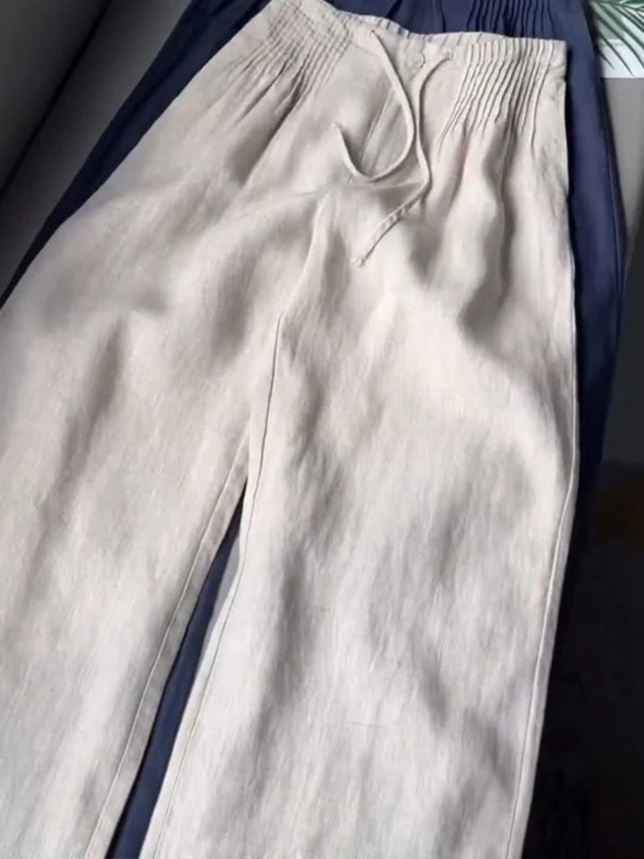 Yessica | Pantalón ancho de tiro alto