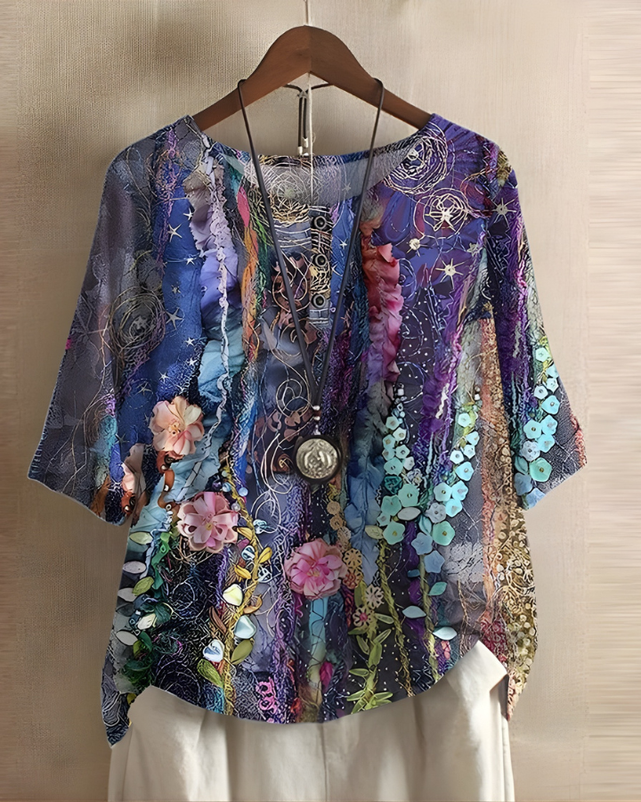 Gemita | Blusa boho holgada de verano