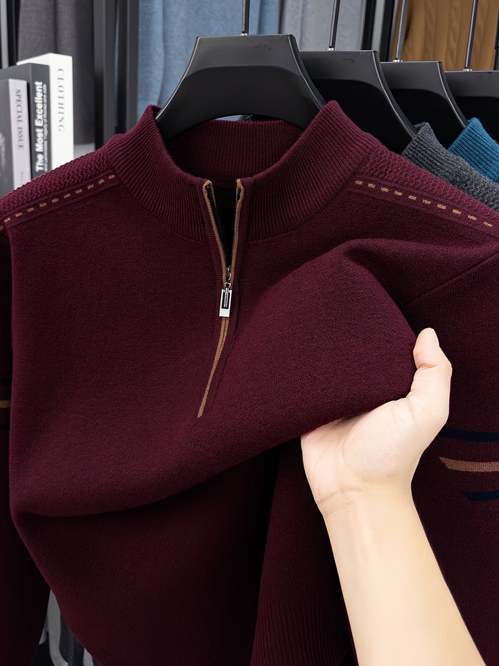 Jeremías | Sweater de punto con medio cierre