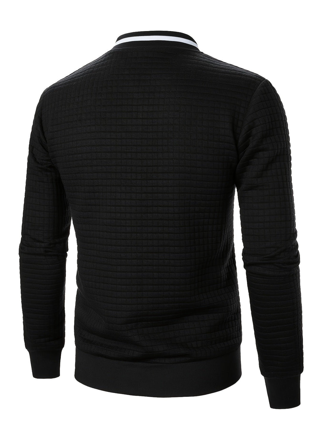 Anthony | Chaqueta bomber con textura y cierre completo