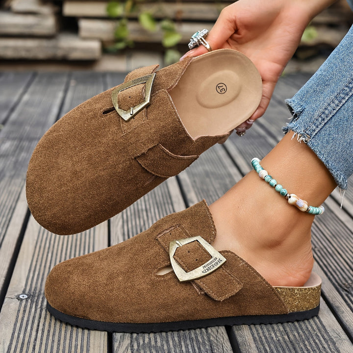 Priscilla | Mules con hebilla