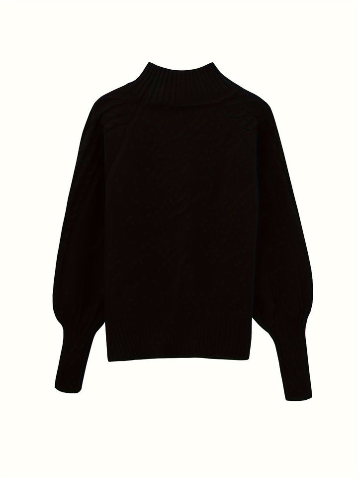 Ciriaca | Sweater texturado cuello medio
