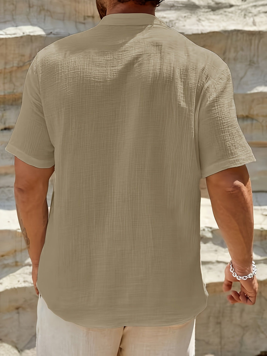 Tránsito | Camisa henley holgada