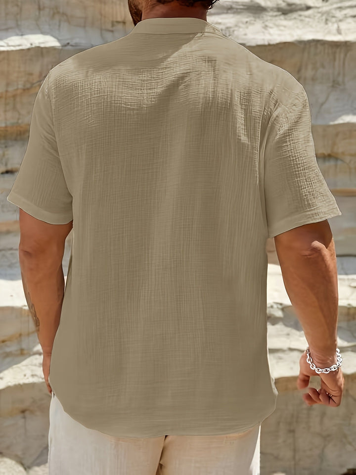 Tránsito | Camisa henley holgada
