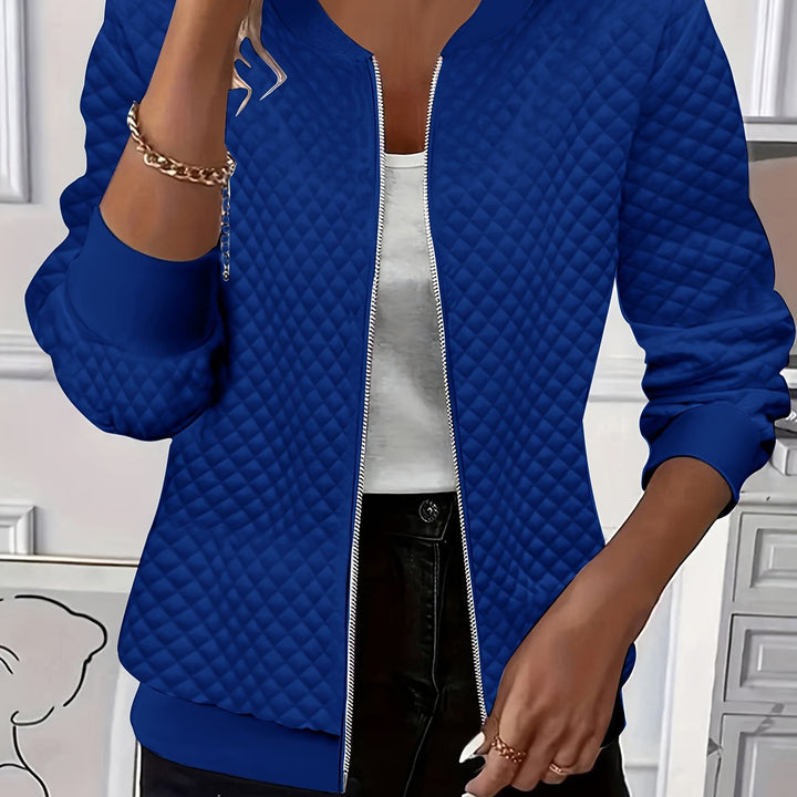 Daniela | Chaqueta con textura acolchada tipo rombo