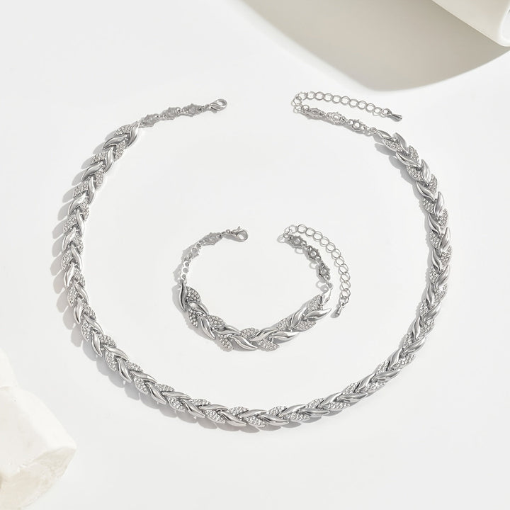 Allison | Set elegante de collar y pulsera