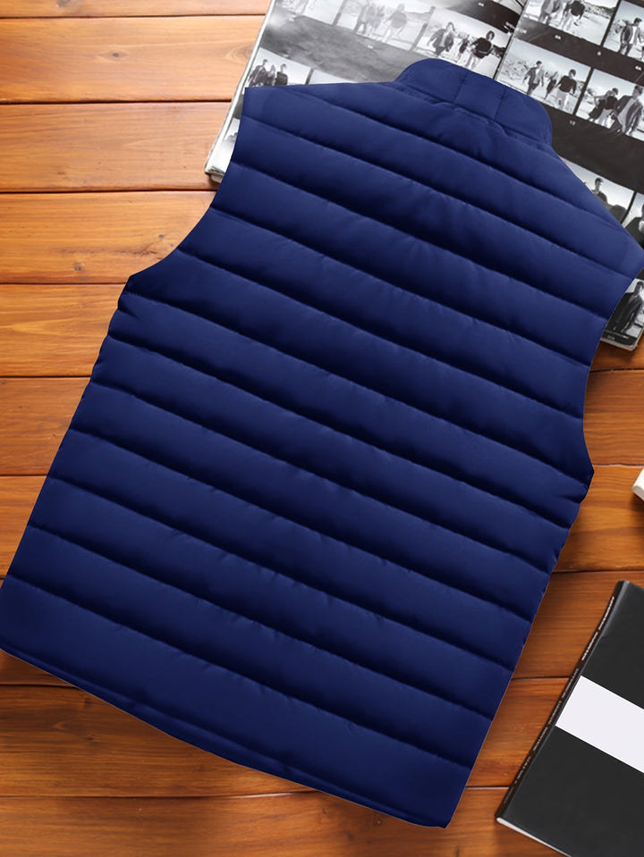 Saúl | Chaleco acolchado con cuello alto