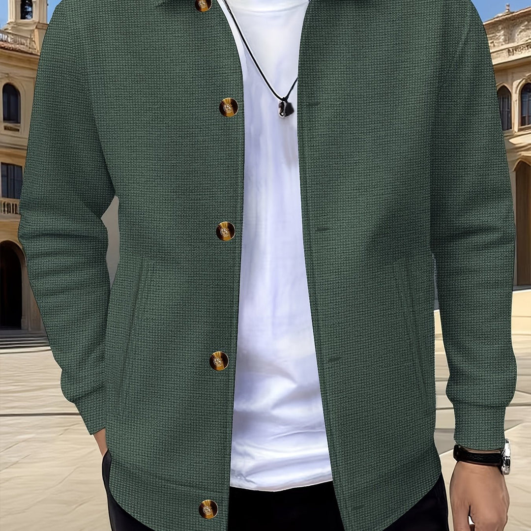 Luis | Chaqueta con botones y textura