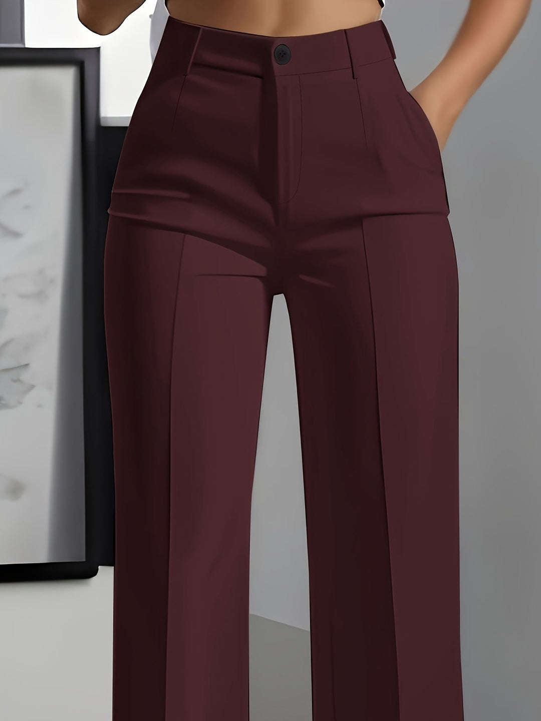 Sonia | Pantalón de vestir pierna ancha