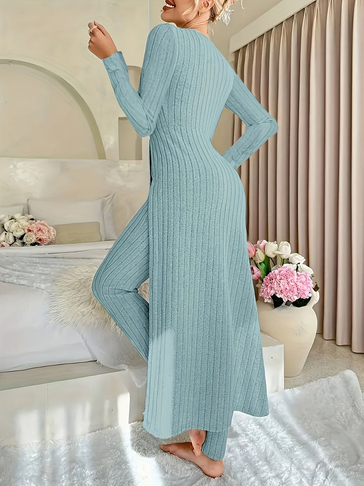 Adelaida | Conjunto de dos piezas acanalado