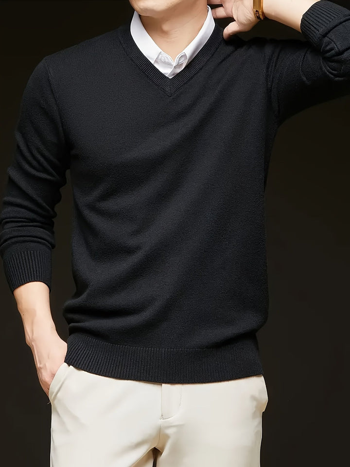 Germán | Sweater cuello V para hombre