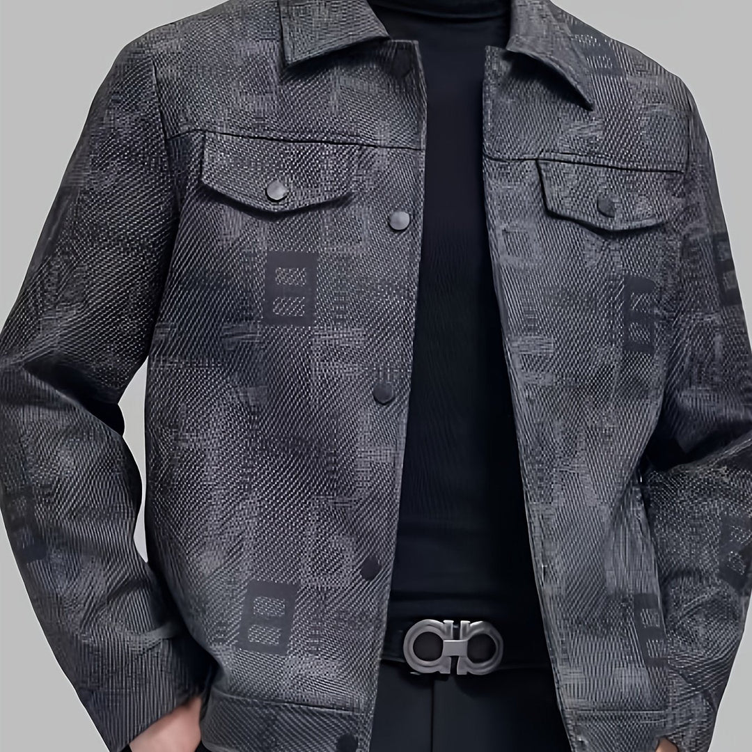 Rigoberto | Chaqueta trucker estampada