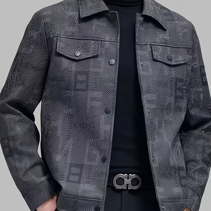 Rigoberto | Chaqueta trucker estampada