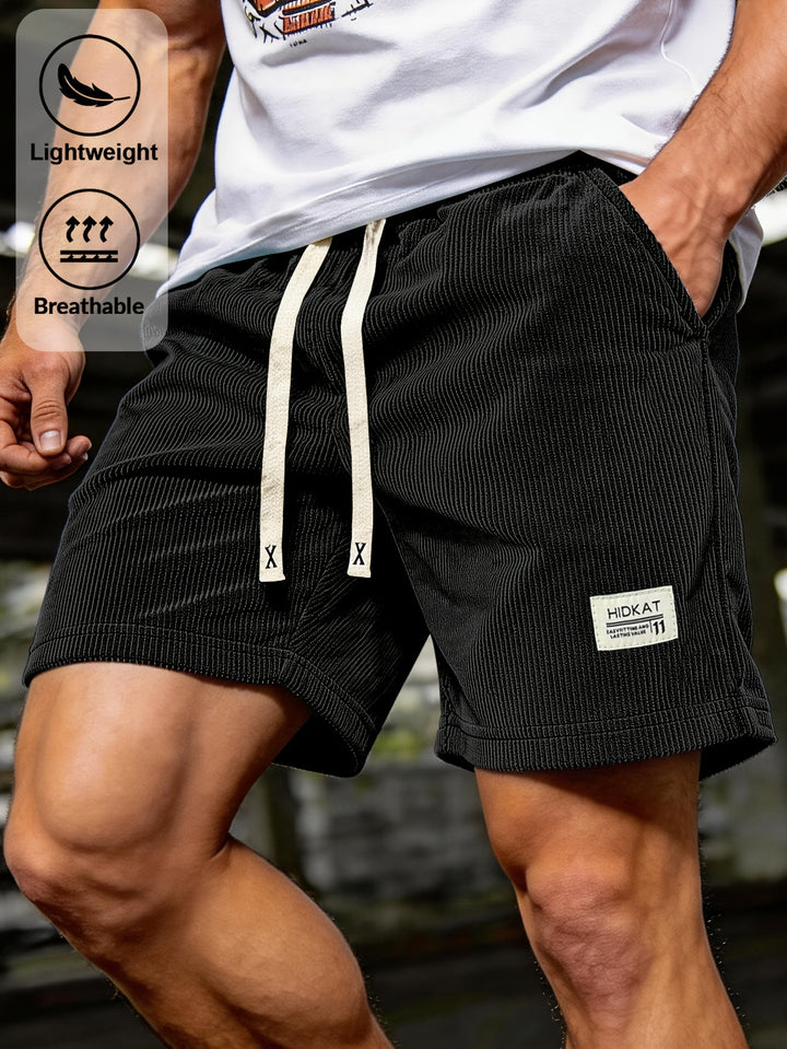 Tránsito | Shorts con textura acanalada y cordón