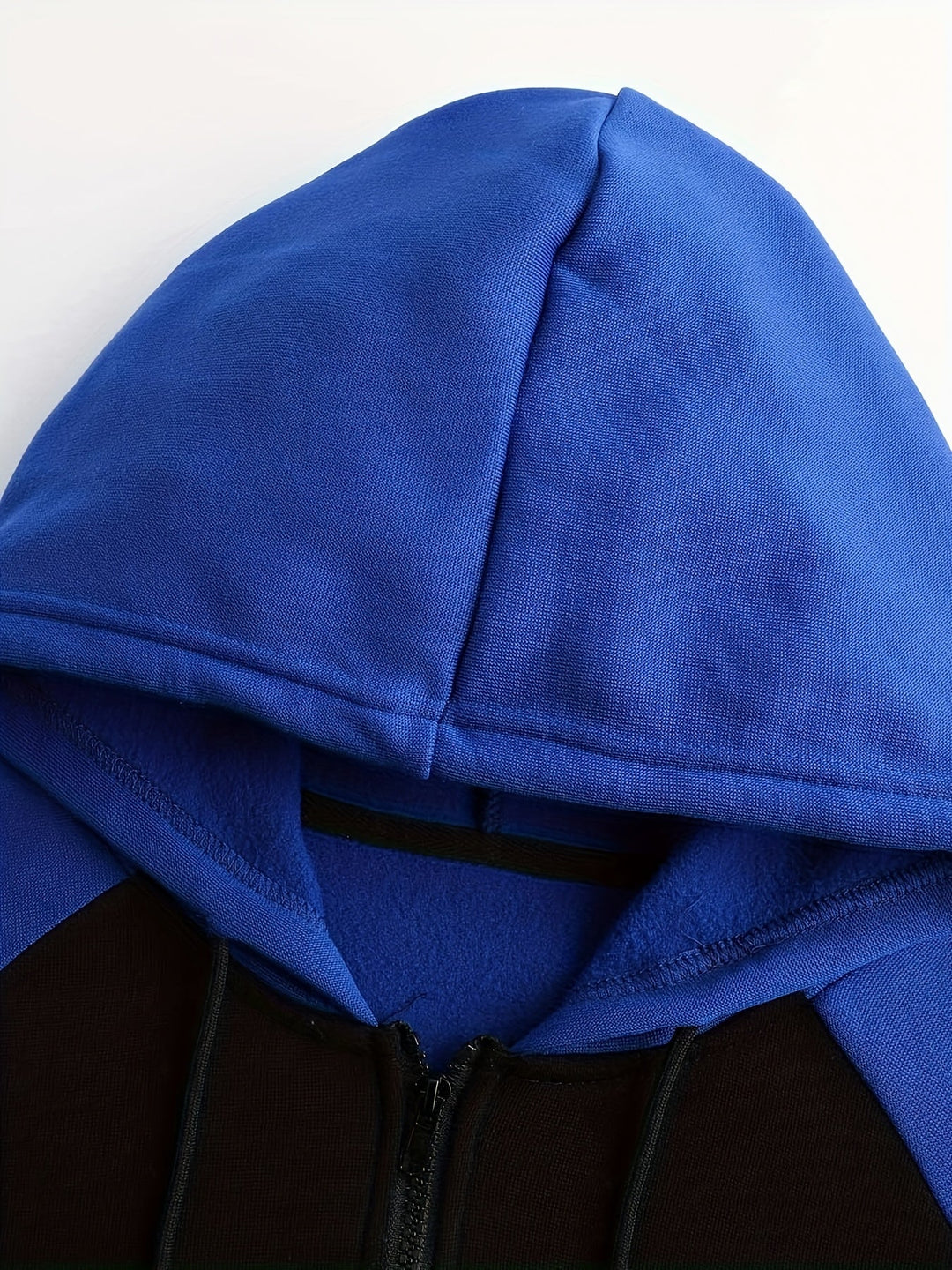 Alejandro | Chaqueta con capucha bicolor