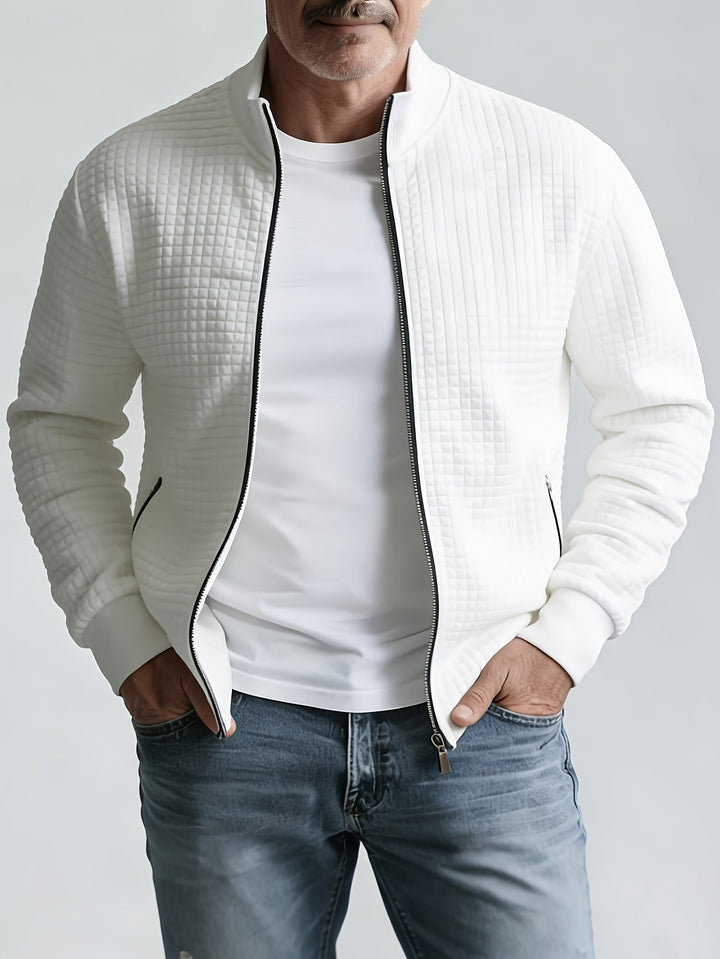 Colihuinca | Chaqueta con cierre y textura en relieve