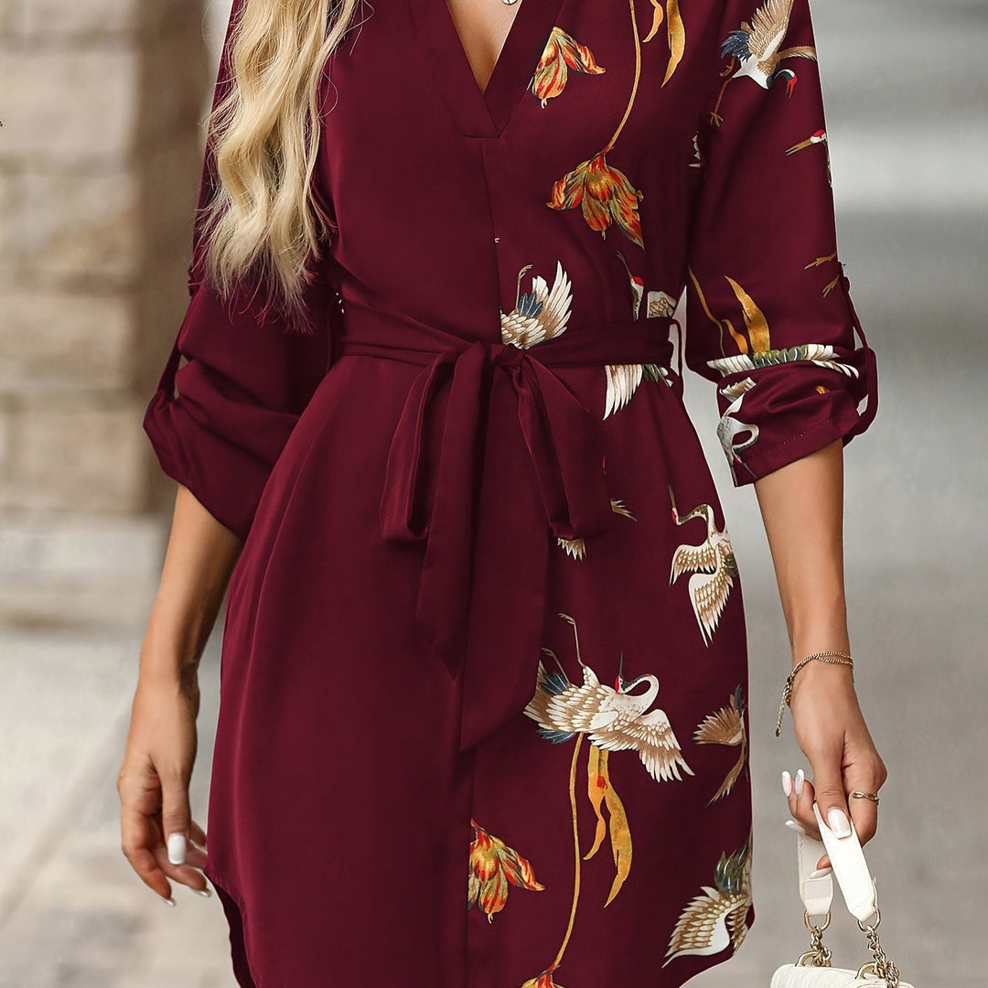 Solange | Vestido camisero con cinturón