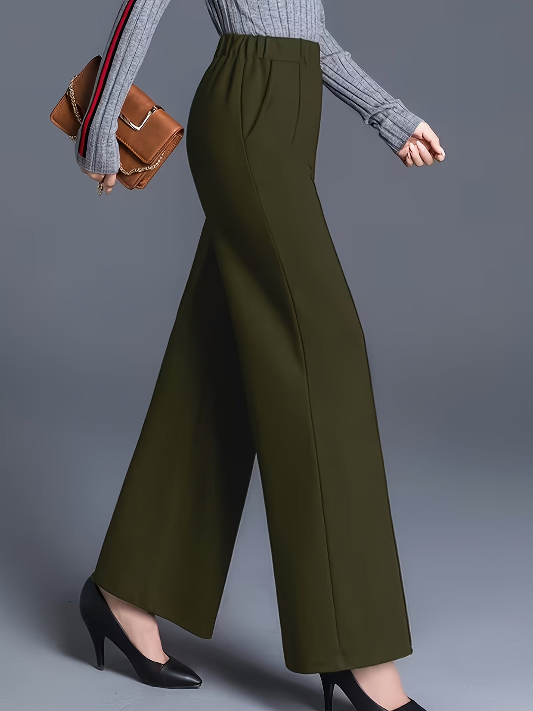 Maximiliana | Pantalón de tiro alto pierna ancha