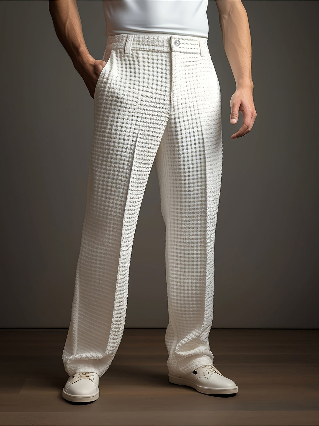 Antonio | Pantalón de textura relajada