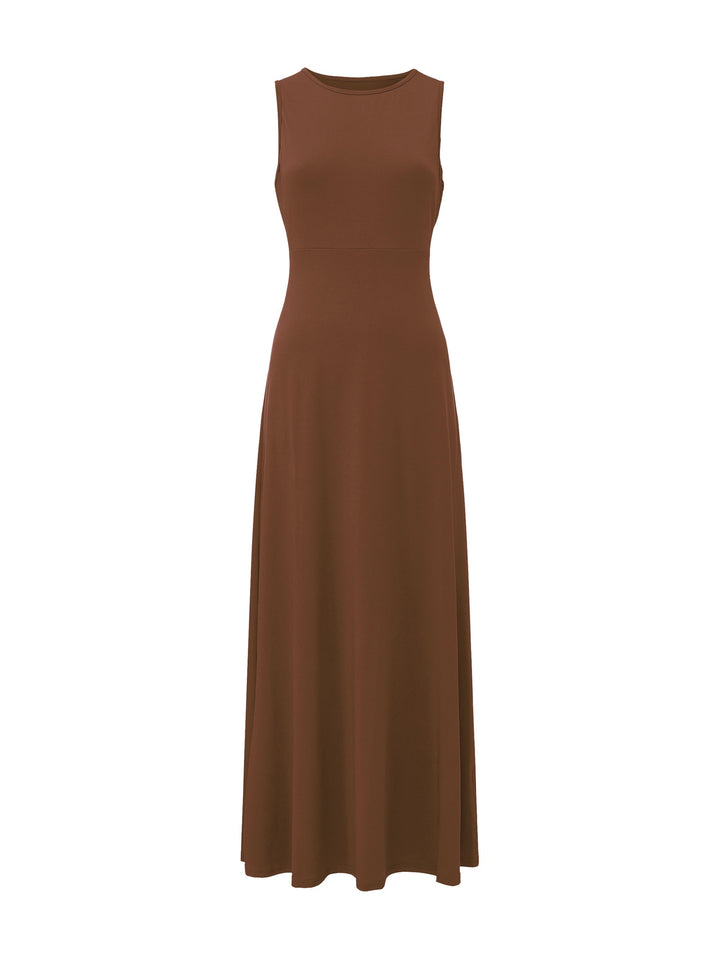Silvia | Vestido largo sin mangas