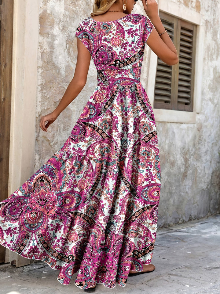 Felipa | Vestido largo con estampado paisley