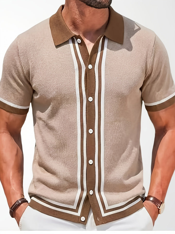 Tito | Camisa de rayas manga corta