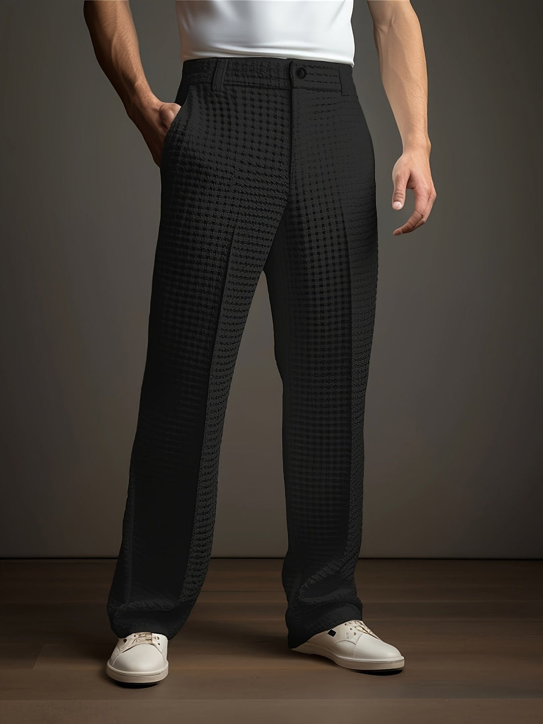 Antonio | Pantalón de textura relajada