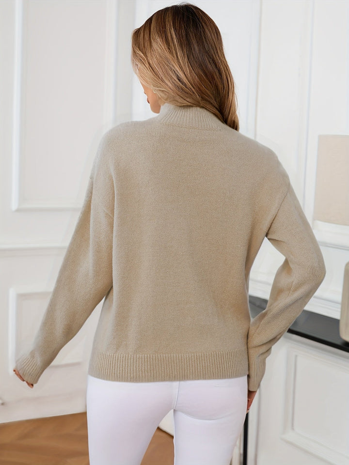 Sandra Andrea | Sweater cuello mock