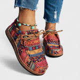 Silvina | Zapatillas livianas con estampado étnico