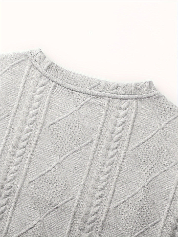 Dagoberto | Polerón con textura cuello redondo