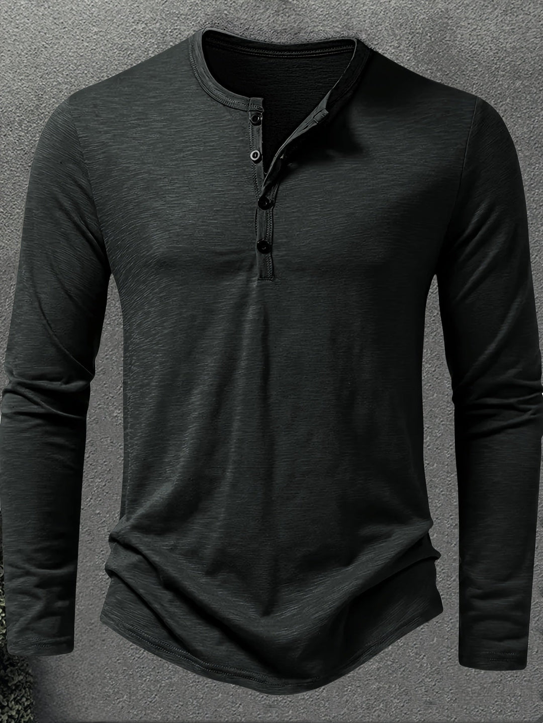 Gerardo | Polera henley de manga larga