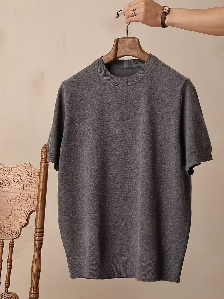Domingo | Polera de punto manga corta