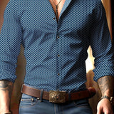 Antonio | Camisa de hombre con estampado menudo