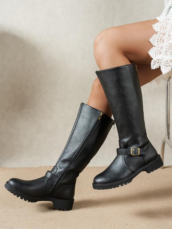 Siomara | Botas caña alta taco bajo