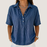 Patricia Andrea | Blusa camisera manga corta