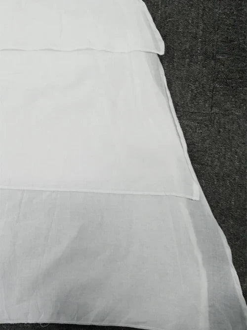 Lucila | Vestido de doble capa manga corta