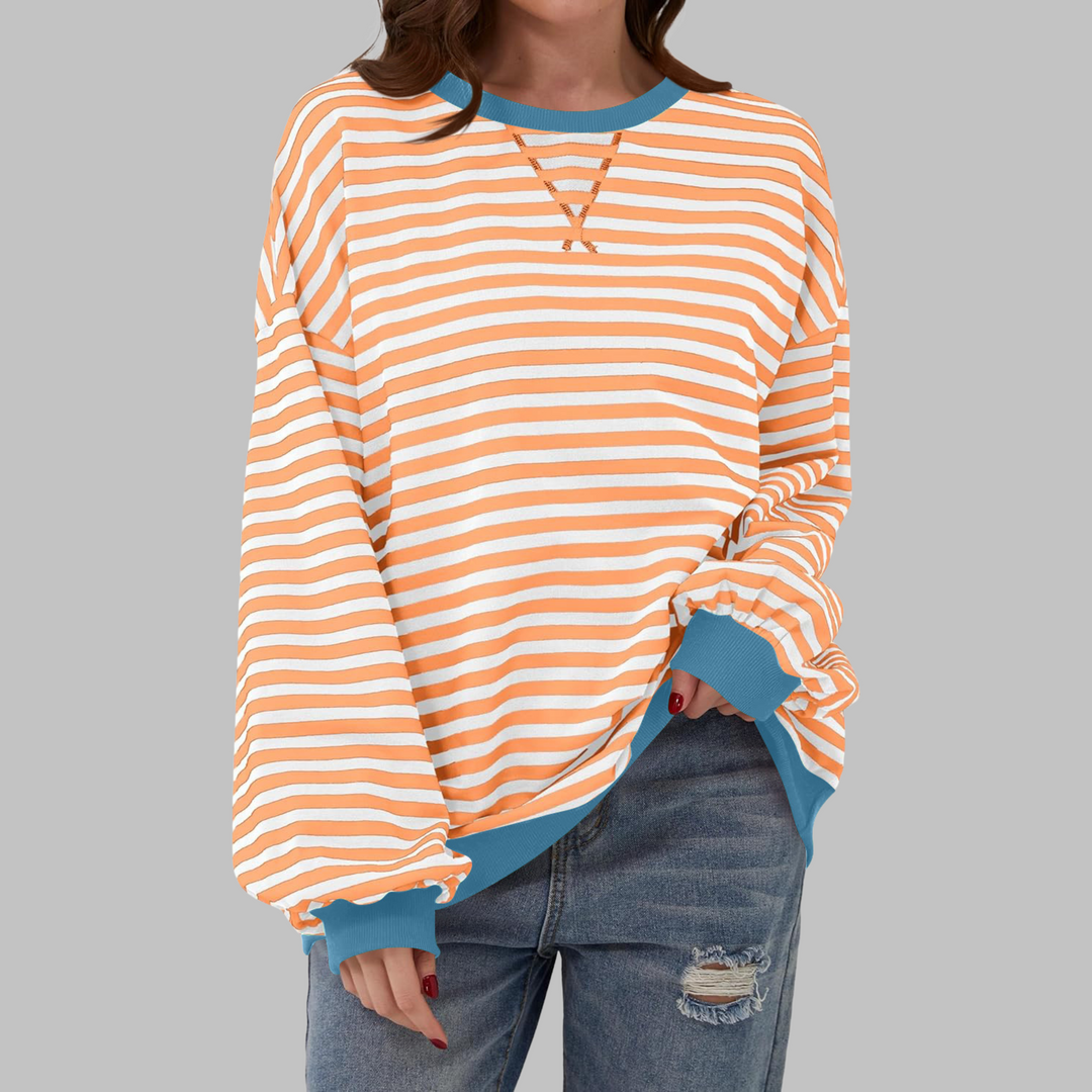 Yasmín | Sweater a rayas de manga larga