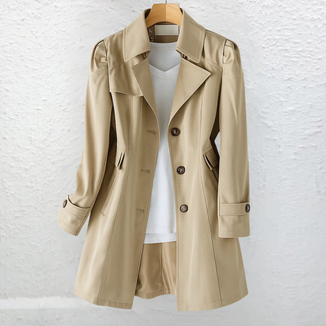 Obdulia | Abrigo cuello trench vintage