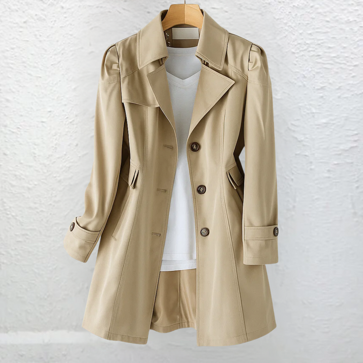Obdulia | Abrigo cuello trench vintage