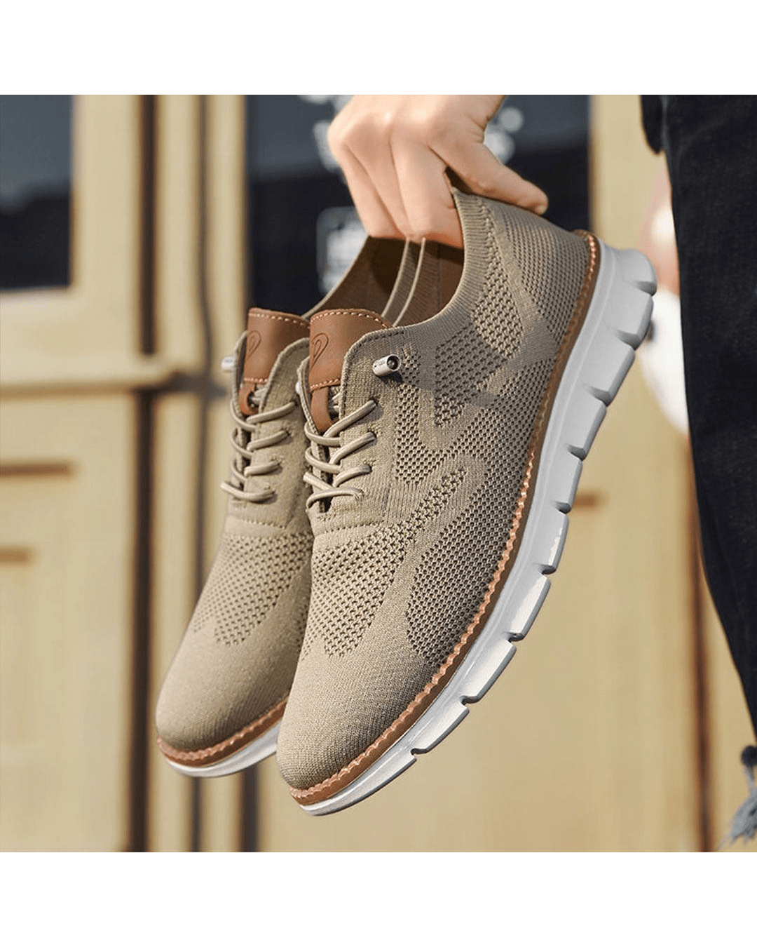 Jacinto | Zapatillas de malla tejida para hombre