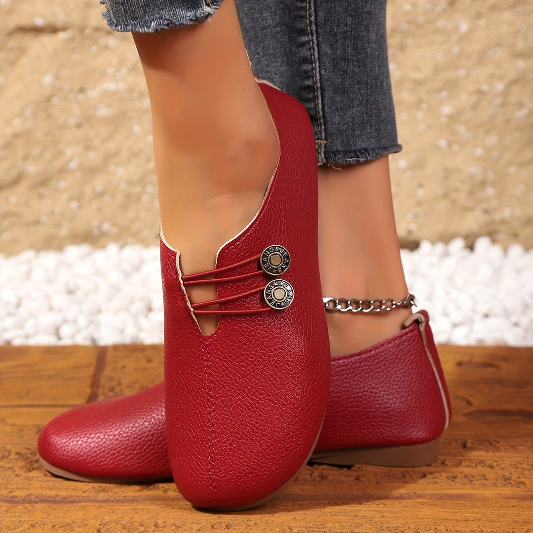 Cristal | Mocasines planos sin cordones