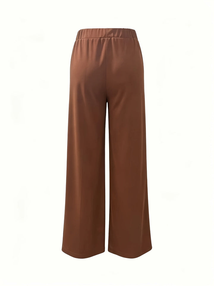 Saray | Pantalones de tiro alto y pierna ancha