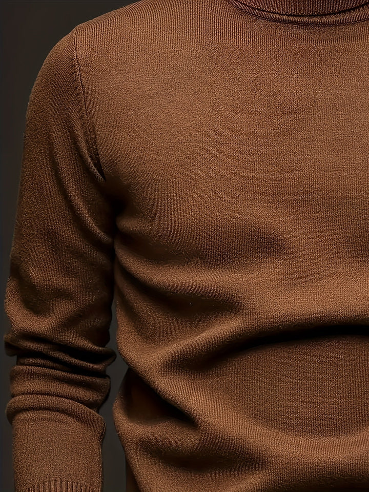 Agustín | Sweater cuello alto de hombre