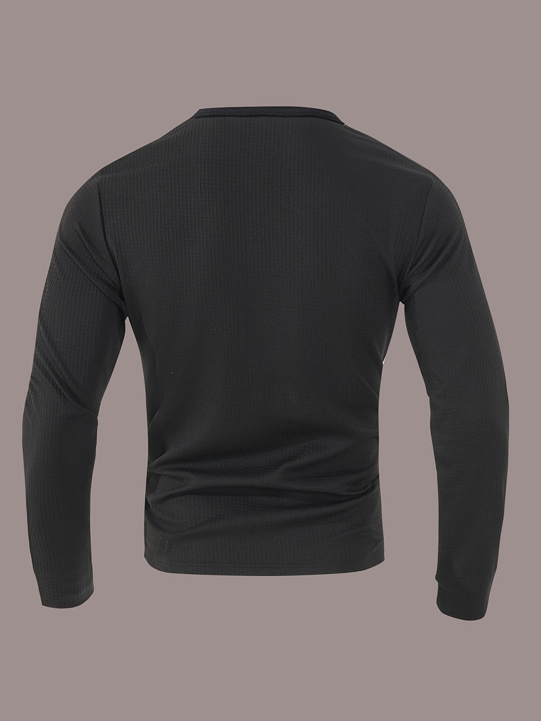 Gunther | Polera henley manga larga con textura