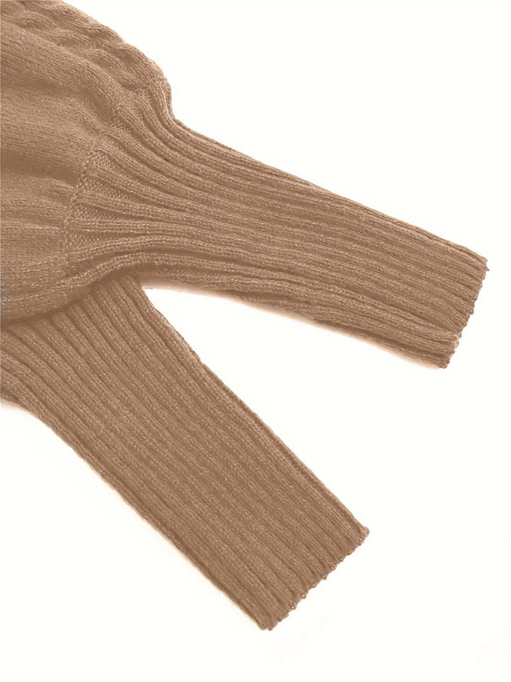 Ciriaca | Sweater texturado cuello medio
