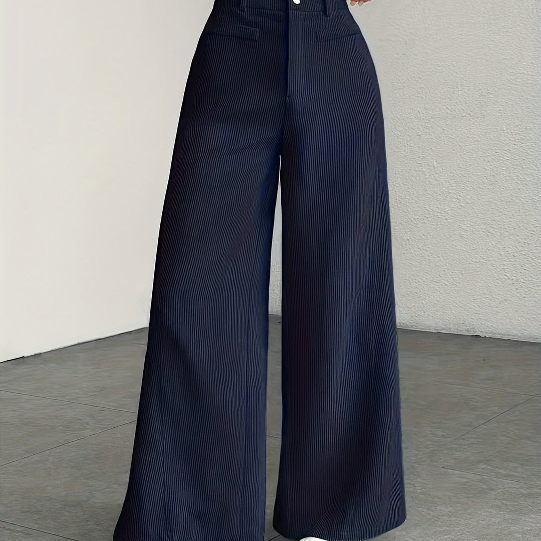 Oriana | Pantalón de tiro alto pierna ancha