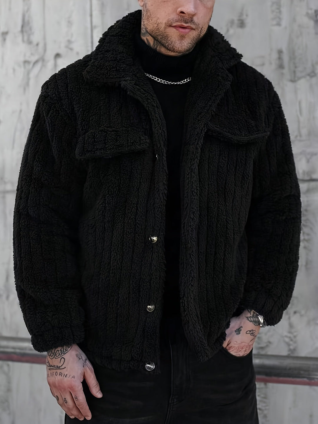 Jairo | Chaqueta texturada con botones